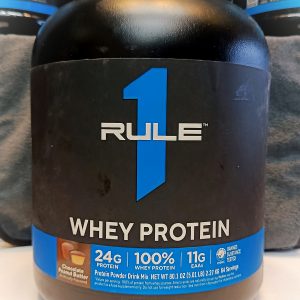پروتئین وی رول وان طرح جدید2.29 کیلویی طعم شکلات و بادام زمینیprotein whey ruleone