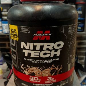 پروتئین وی نیتروتک طعم کوکی کرم وزن ۱۸۱۰ گرمNitro Tech