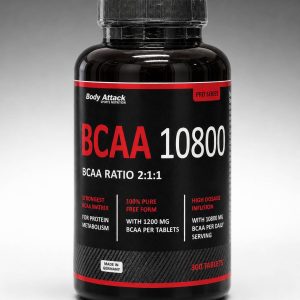 قرص بی سی ای ای ۱۰۸۰۰ بادی اتک (Body Attack BCAA 10800) - ۳۰۰ عددی