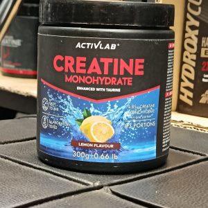 کراتین مونوهیدرات طعمدار + تائورین اکتیولب(Activlab) ـ300 گرمی