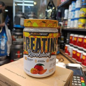 کراتین رولوشن ماسل اسپرت (MuscleSport Creatine Revolution) – طعم Mango Splash، ۳۰۰ گرم