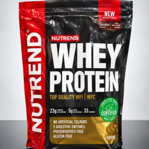 پروتئین وی ناترند طعم شکلات (Nutrend 100% Whey Protein – Chocolate Flavour) – وزن ۱ کیلوگرم