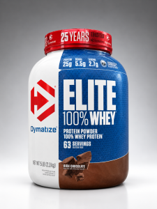 پروتئین وی ۱۰۰٪ الیت دایماتایز (Dymatize Elite 100% Whey Protein) – طعم شکلات(۲.۳ کیلوگرم)