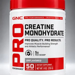 کراتین مونوهیدرات جی اِن سی GNC Pro Performance بدون طعم – ۲۵۵ گرم