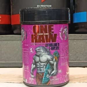 سیترولین مالات طعمدار زوماد لبز (کوسه) – طعم گیلاس – 300گرم | One Raw Citrulline D L-Malate Powder