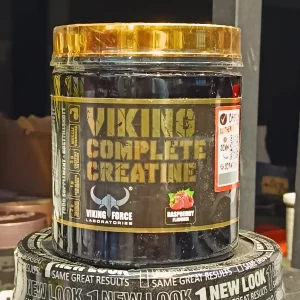 کراتین ترکیبی طعمدار وایکینگ فورس | 300 گرم | طعم تمشک | Viking Force Complete Creatine