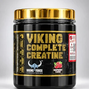 کراتین ترکیبی طعمدار وایکینگ فورس | 300 گرم | طعم تمشک | Viking Force Complete Creatine