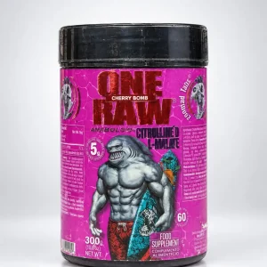 سیترولین مالات طعمدار زوماد لبز (کوسه) – طعم گیلاس – 300گرم | One Raw Citrulline D L-Malate Powder
