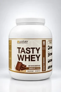 پروتئین وی کنسانتره لاکچری نوتریشن – طعم شکلات، وزن ۲ کیلوگرم | Luxury Nutrition Tasty Whey Protein Concentrate – Chocolate Flavour