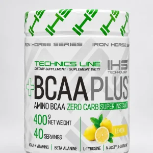 بی‌سی‌ای‌ای پلاس آی اِچ اِس با طعم لیمو، ۴۰۰ گرم  | Iron Horse Series (IHS) BCAA Plus